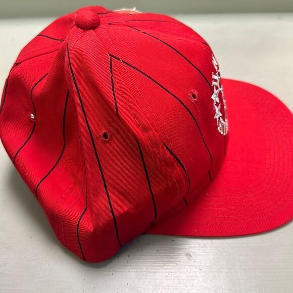 New Vintage 90s The Game Cap Unisex UNLV Runnin Rebels Pinstripe Snapback Hat - Picture 3 of 8